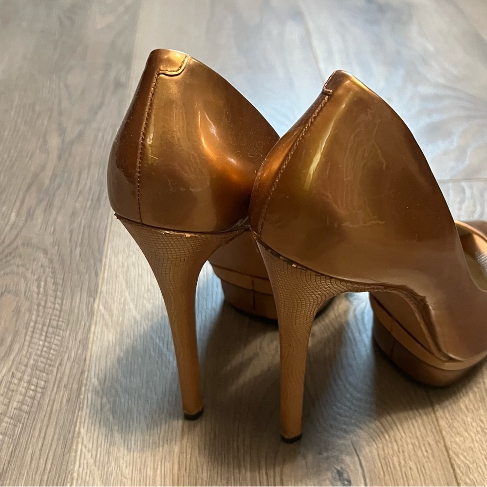 Brian Atwood peep tow platform pumps - Picture 5 of 8